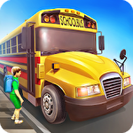 School bus game pro ícone