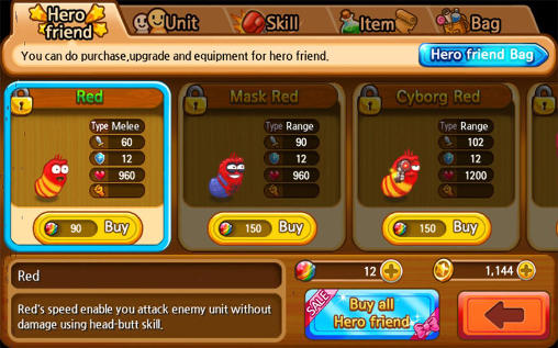 Larva heroes: Lavengers 2014 для Android