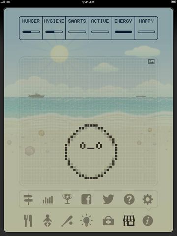 Hatchi - tu mascota virtual estilo retro para iPhone gratis