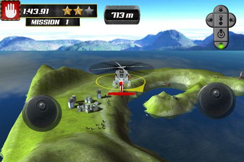  Helicopter parking simulator in English