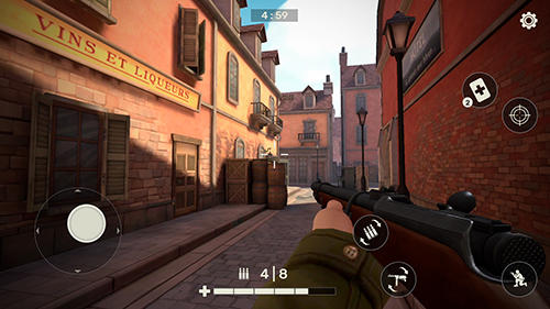 Frontline guard: WW2 online shooter captura de pantalla 1