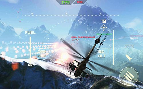 Online World of gunships in English