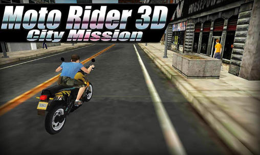 Moto rider 3D: City mission captura de tela 1