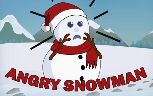 Angry snowman icono