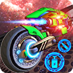 Space bike galaxy race icon