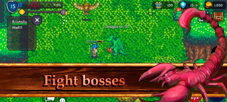 Pixel Knights Online 2D MMORPG MMO RPG Baixar APK para Android