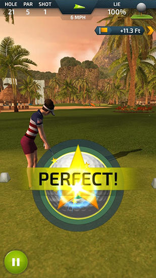 Pro feel golf screenshot 1