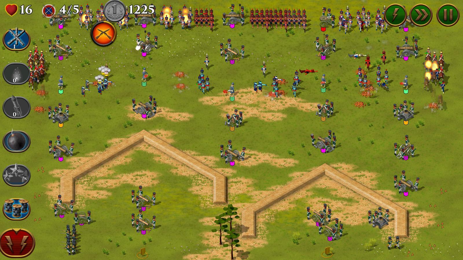 1812. Napoleon Wars TD Tower Defense strategy game captura de pantalla 1