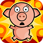 Crisp bacon: Run pig run Symbol