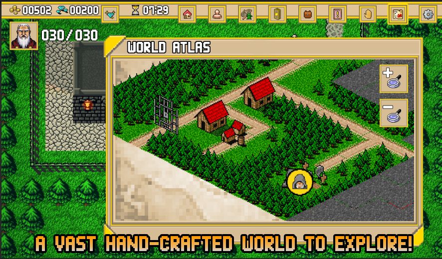Pixel Mage Quest RPG captura de pantalla 1