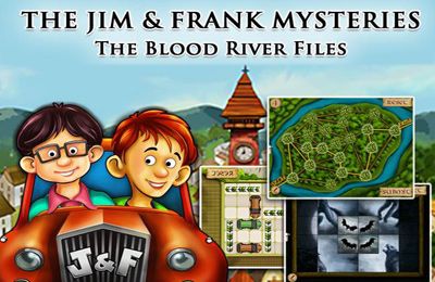 логотип Приключения Джима и Фрэнка: Тайна Кровавой реки