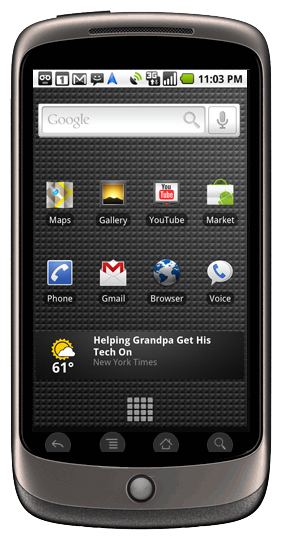 HTC Google Nexus One applications