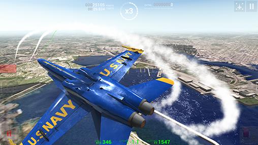 Blue angels: Aerobatic sim capture d'écran 1