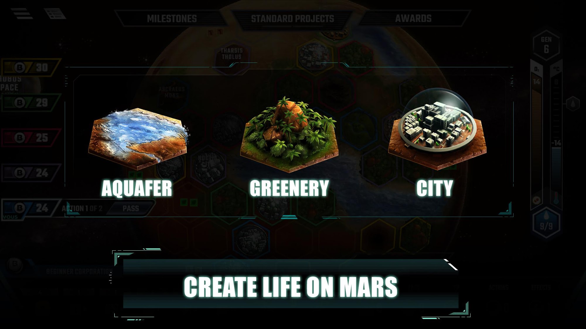 Terraforming Mars für Android