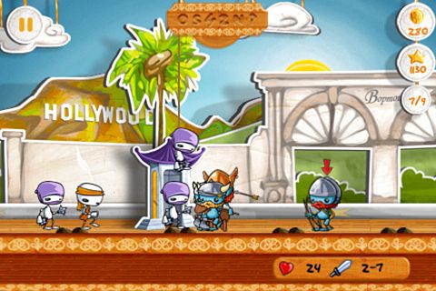 Battle of puppets for iOS devices