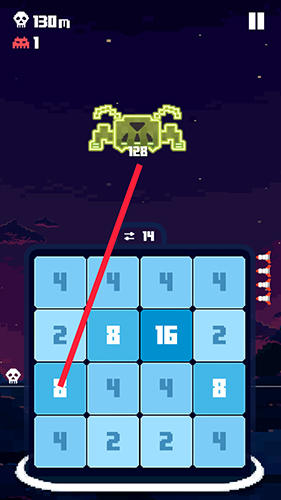 Invaders 2048 für Android