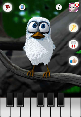 iOSデバイス用のおしゃべり鳥のラリー