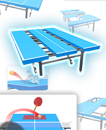 Table tennis 3D virtual world tour ping pong Pro para Android