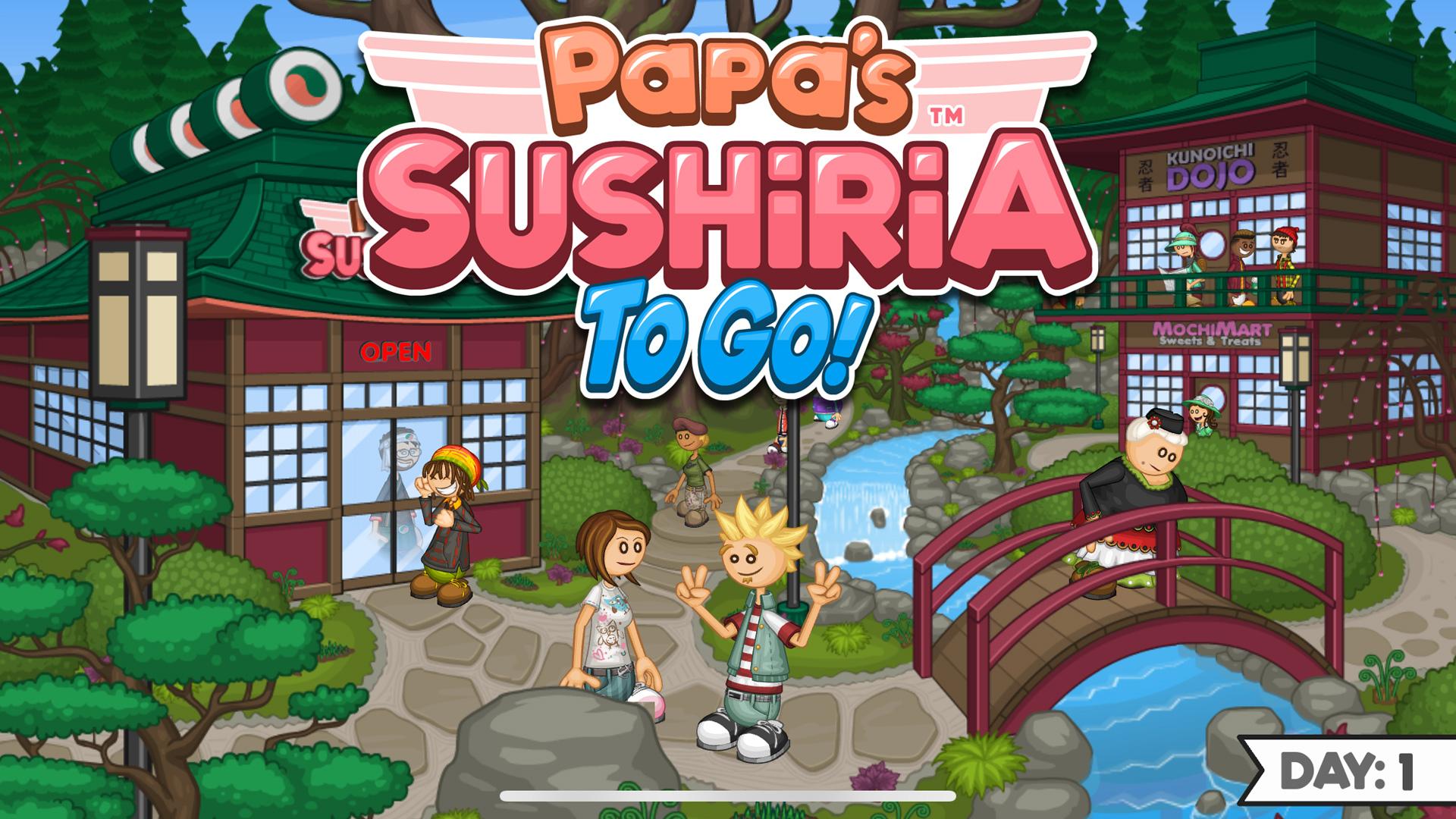 Papa's Sushiria To Go! screenshot 1