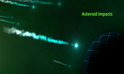 Asteroid Impacts captura de tela 1