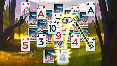 Golf solitaire: Green shot for Android