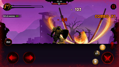 Shadow stickman: Dark rising. Ninja warriors für Android