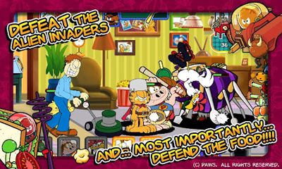 Garfields Defense Attack of the Food Invaders для Android