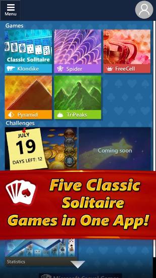 Microsoft solitaire collection скриншот 1