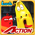 Larva action fighter icon