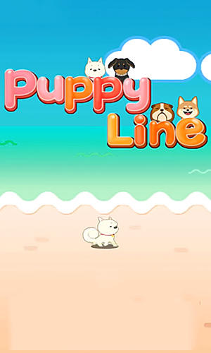 Puppy line icône