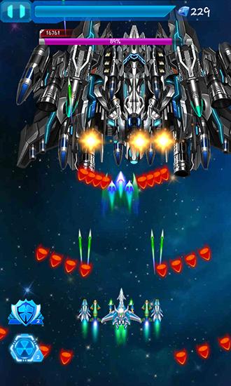 Galaxy fighters: Fighters war captura de tela 1