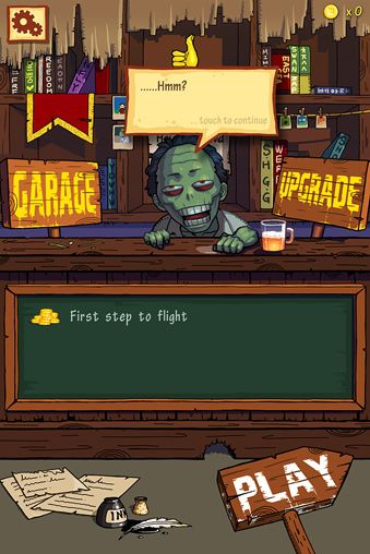 Arcade: download FreeZom: Flying adventure of zombie for your phone