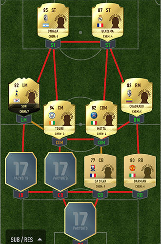 Fut 17 draft pour Android