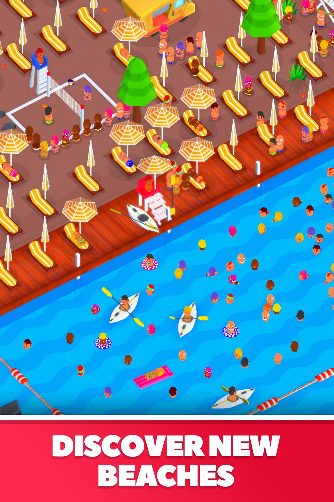 Idle Beach Tycoon : Cash Manager Simulator for Android
