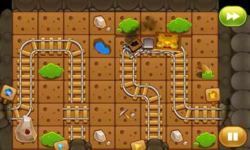 Crazy mining car: Puzzle game captura de pantalla 1