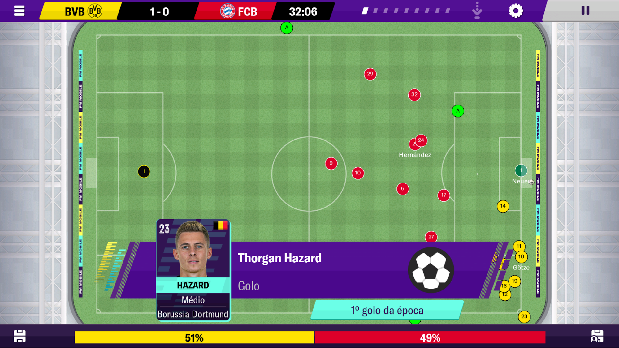 Football Manager 2020 Mobile captura de tela 1