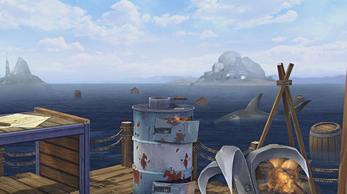 Ocean nomad: Raft survival screenshot 1