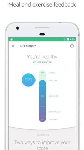 Android app Lifesum: Healthy lifestyle, diet & meal planner