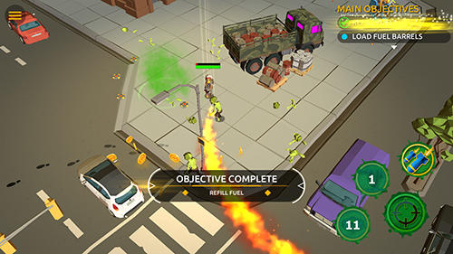 Zombie blast crew captura de pantalla 1