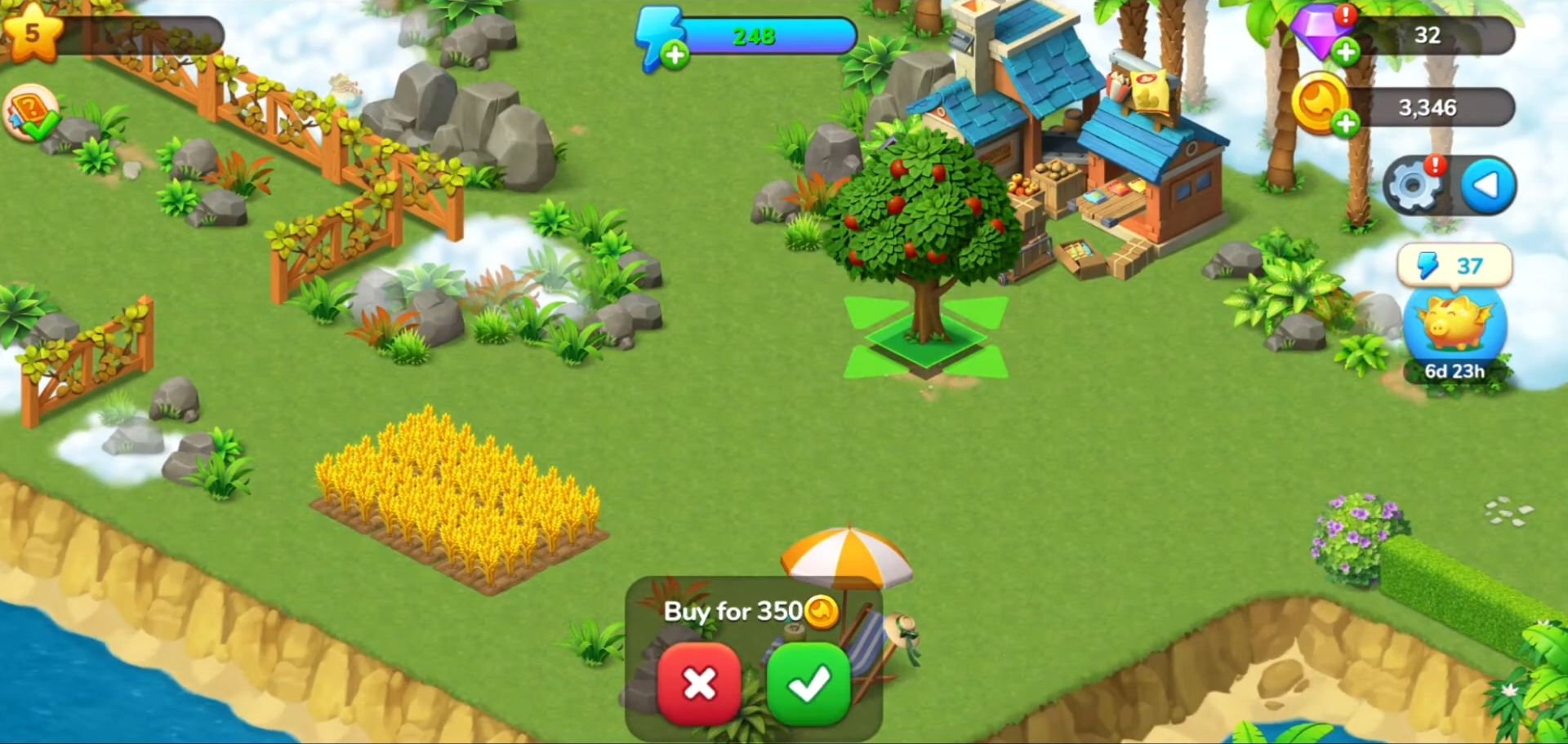 Jogo de Fazenda e Dragão Aventura Dragonscapes - Android ios Gameplay Parte  3 