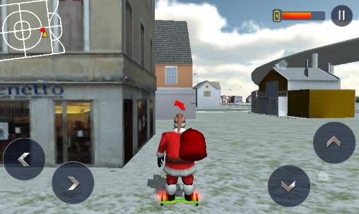 Hoverboard rider 3D: Santa Xmas screenshot 1