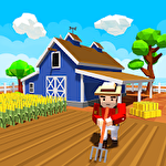 Blocky farm worker simulator icon