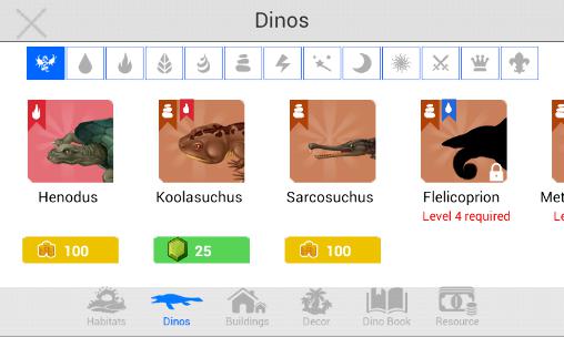 Dino water world captura de pantalla 1