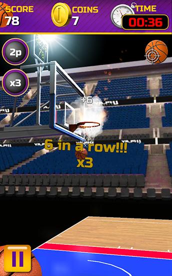 Android用 スワイプ・バスケットボール