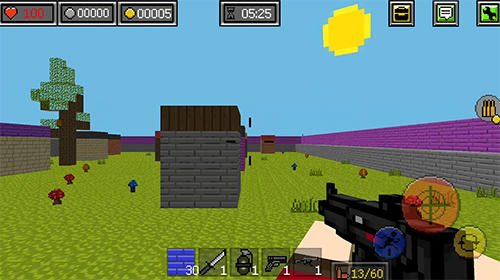 Combat blocks survival online captura de pantalla 1