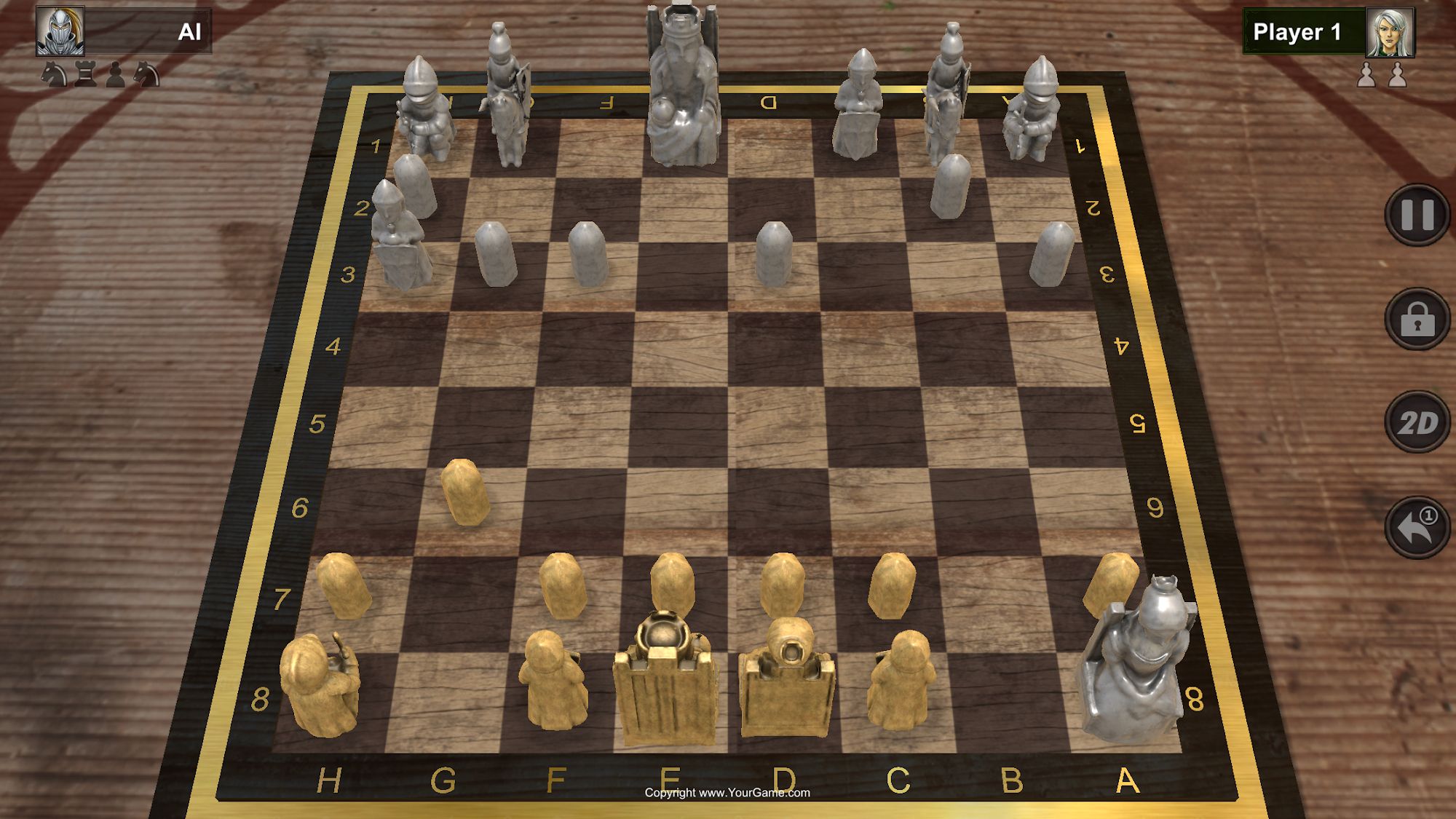 Medieval Chess 3D screenshot 1