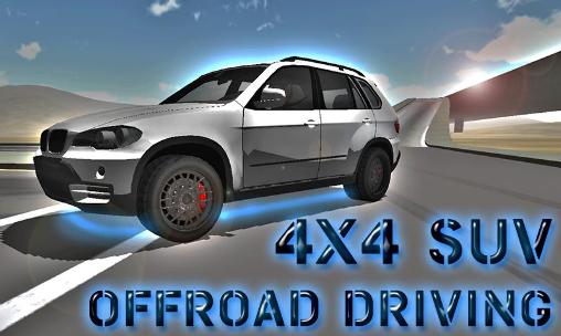 4x4 SUV offroad driving ícone
