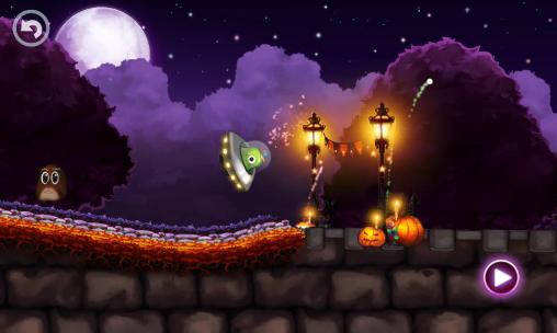 Halloween town racing captura de pantalla 1