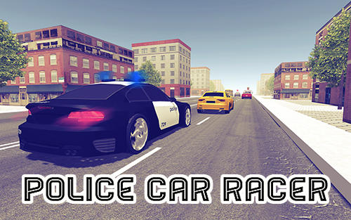 Police car racer 3D icône