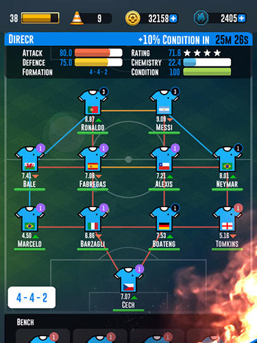 Fury 90: Soccer manager pour Android